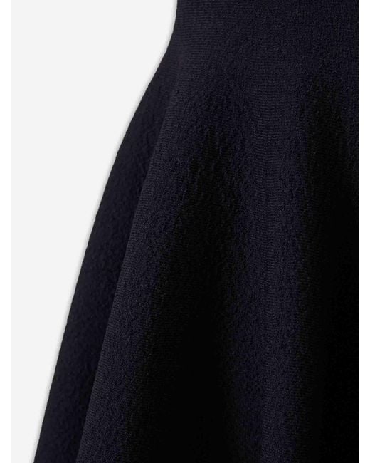 Alaïa Blue Knit Midi Dress