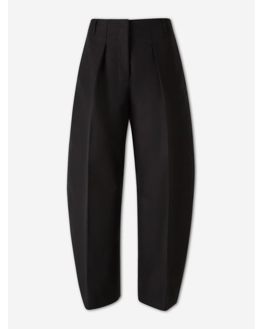 Jacquemus Black Oval Wide Leg Trousers