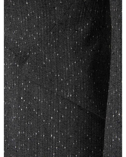 McQueen Black Wool Vest
