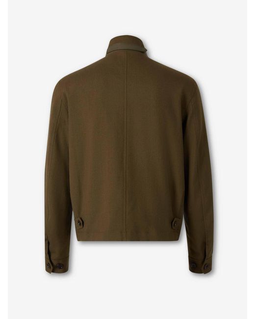 Tom Ford Green Harrington Cashmere Jacket for men