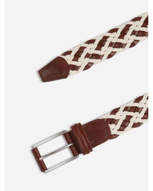 Santa Eulalia Multicolor Braided Belt for men