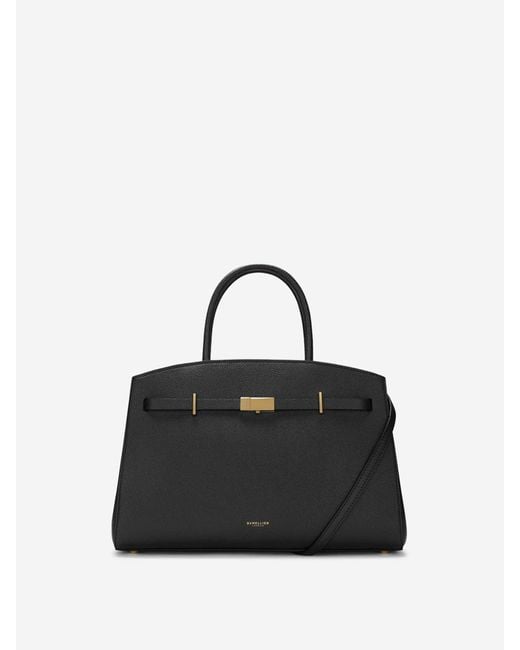 DeMellier London Black The Midi Hudson Bag