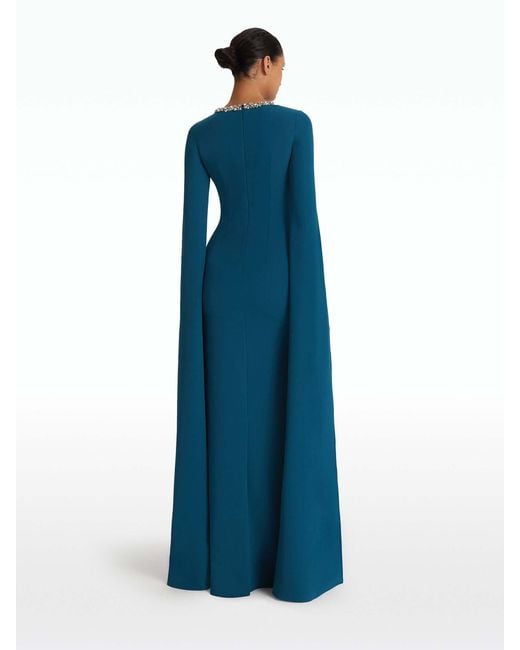 Safiyaa Blue Talina Maxikleid