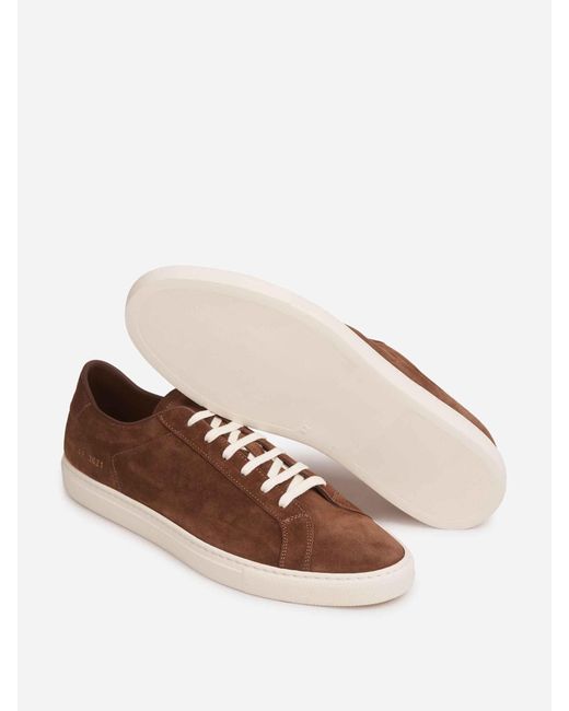 Common Projects Brown Sneakers Achilles Low for men