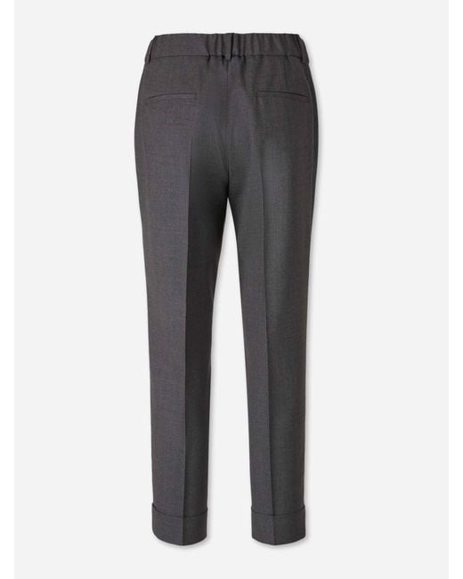 Peserico Gray Straight Cut Chinos