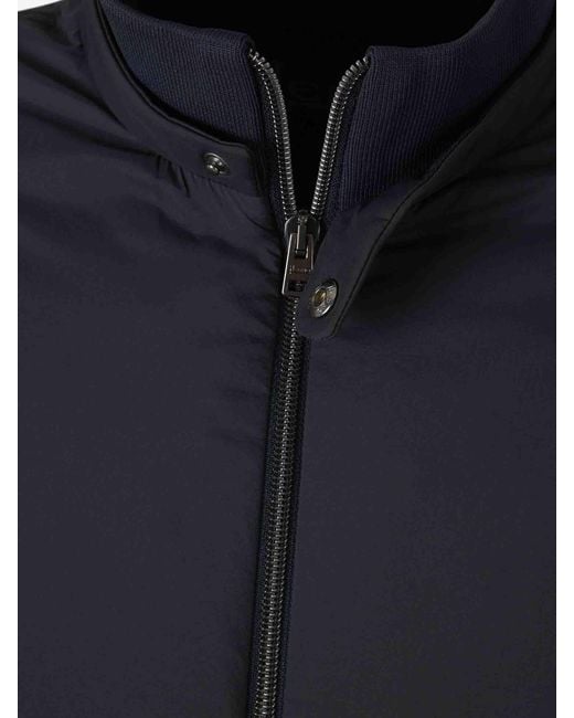 Herno Bomberjacke Mit Reißverschluss in Blue für Herren