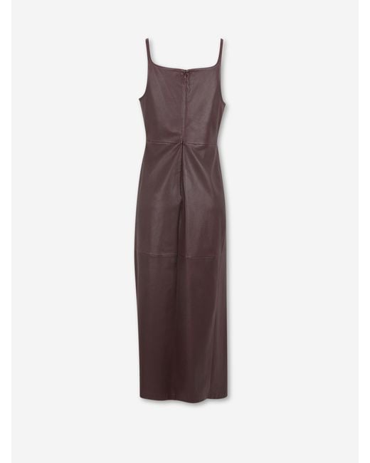 Rabanne Purple Draped Midi Dress
