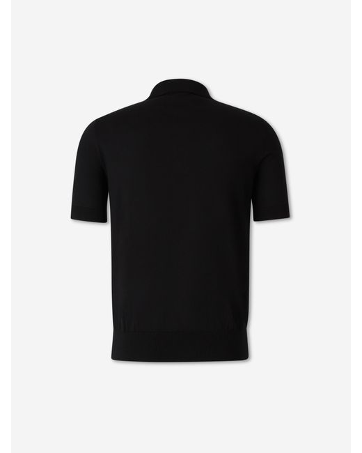 DSquared² Black Polo Shirt Logo for men