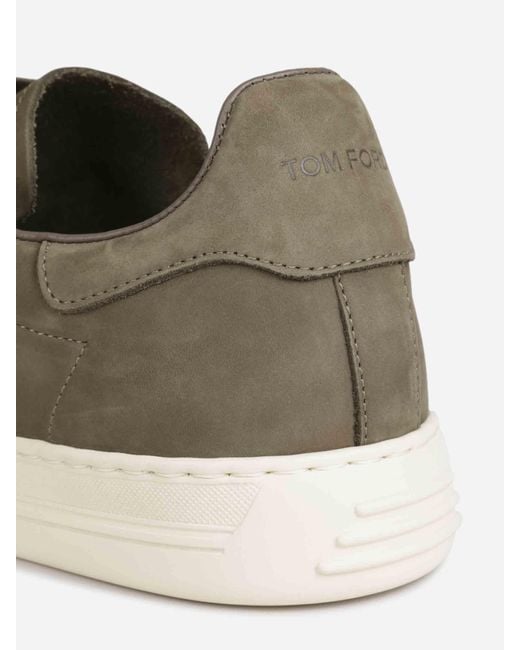 Sneakers Con Lacci di Tom Ford in Brown da Uomo