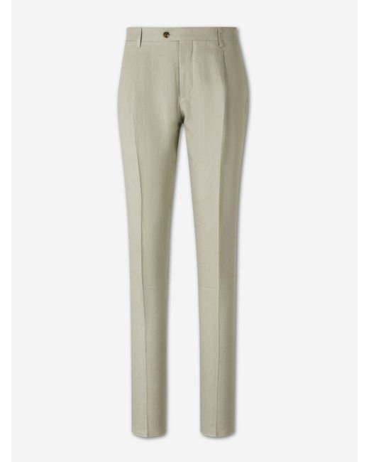 Lardini Natural Straight Wool Suit for men