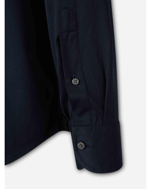 Santa Eulalia Blue Cotton Dress Shirt for men