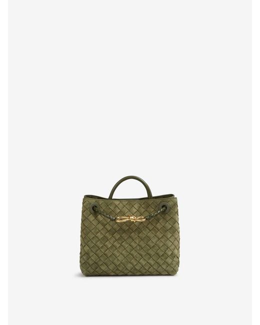 Bottega Veneta Green Andiamo Small Bag