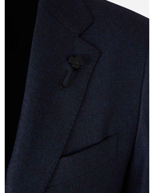 Traje Recto Lana Lardini de hombre de color Blue
