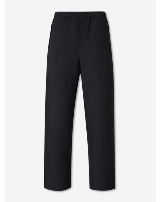 Jil Sander Blue Technical Straight Leg Trousers for men