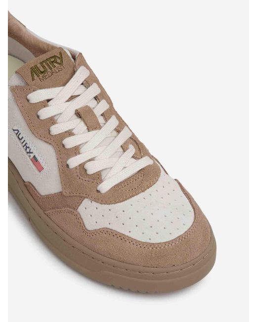 Autry Brown Medalist Low Sports Shoes for men