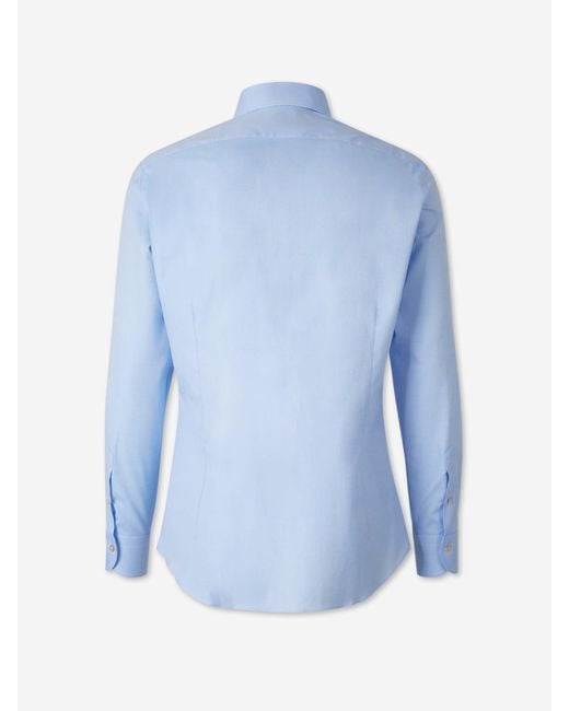 Santa Eulalia Blue Plain Shirt for men