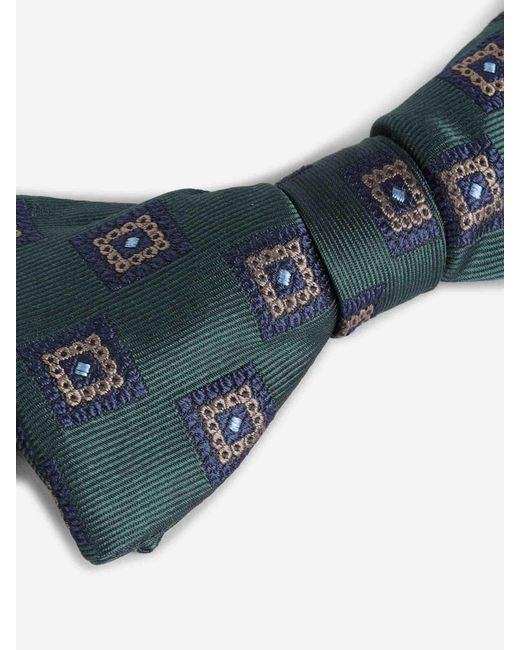 Petronius Blue Silk Bow Tie for men