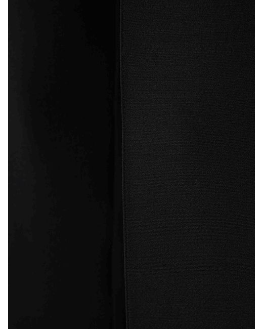 Roland Mouret Black Skinny Wool Trousers