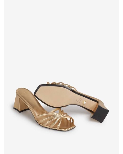ALEVI Natural Laya Heeled Sandals