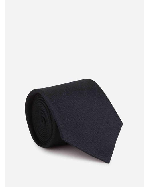 Bigi por Santa Eulalia Blue Speckled Silk Tie for men