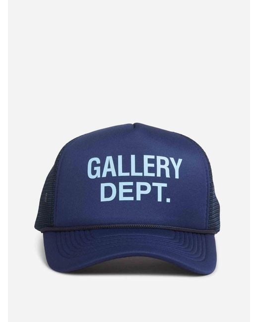 GALLERY DEPT. Blue Gd Logo Trucker Cap for men