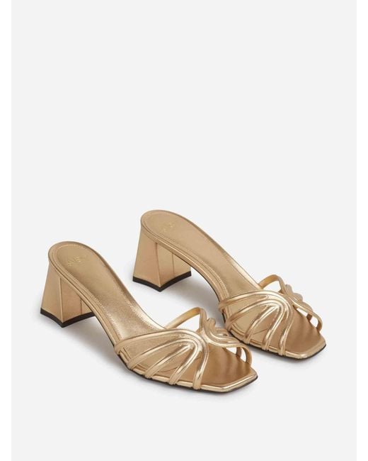 ALEVI Natural Laya Heeled Sandals