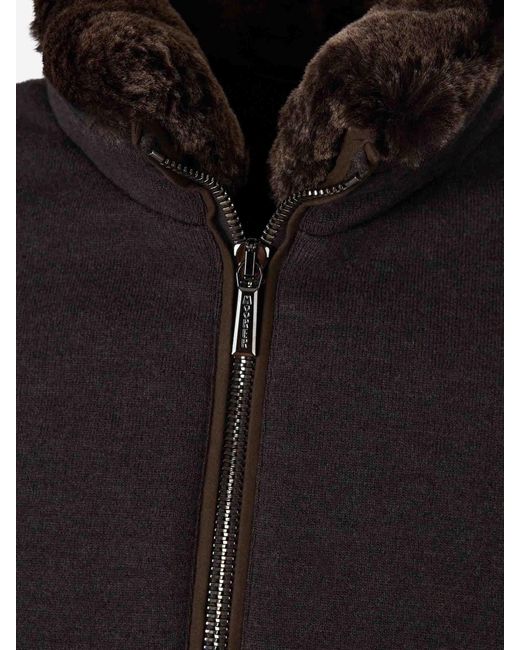 Moorer Black Bellati-Mrw Casual Jacket for men