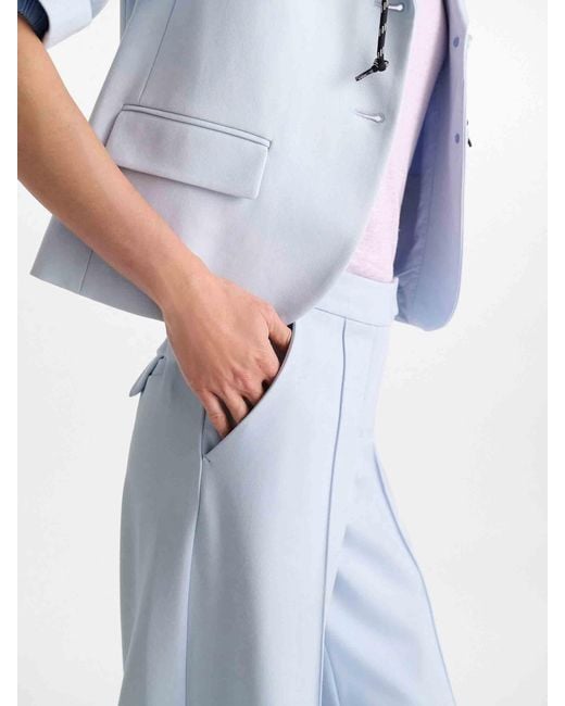 Dorothee Schumacher Blue Straight Wide Leg Trousers
