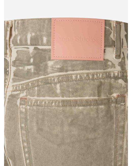Bermudas Rectas Acne de hombre de color Natural