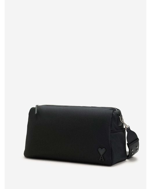 AMI Black Marcel Shoulder Bag for men