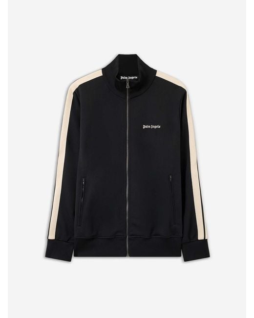 Palm Angels Black Logo Technical Jacket for men