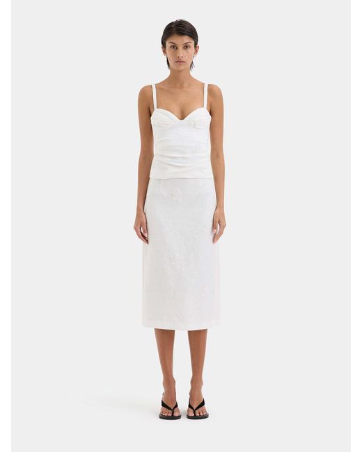 Top Alessandro Cami Sir de color White