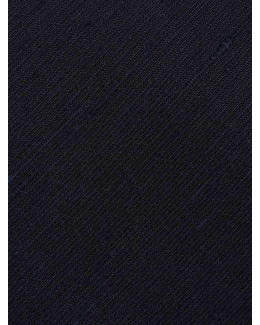 Santa Eulalia Blue Speckled Silk Tie for men
