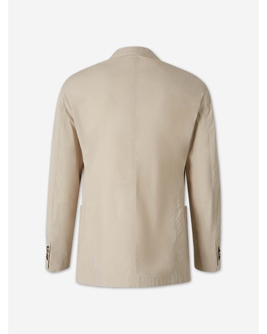 Boglioli Natural Straight Fit Cotton American for men