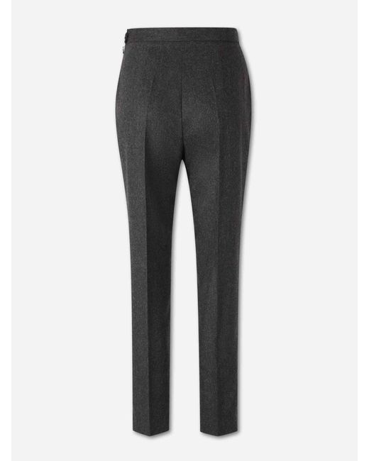 Jil Sander Gray Wool Chino Trousers