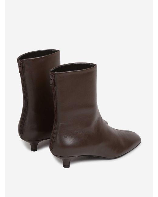 Totême Brown Napa Booties