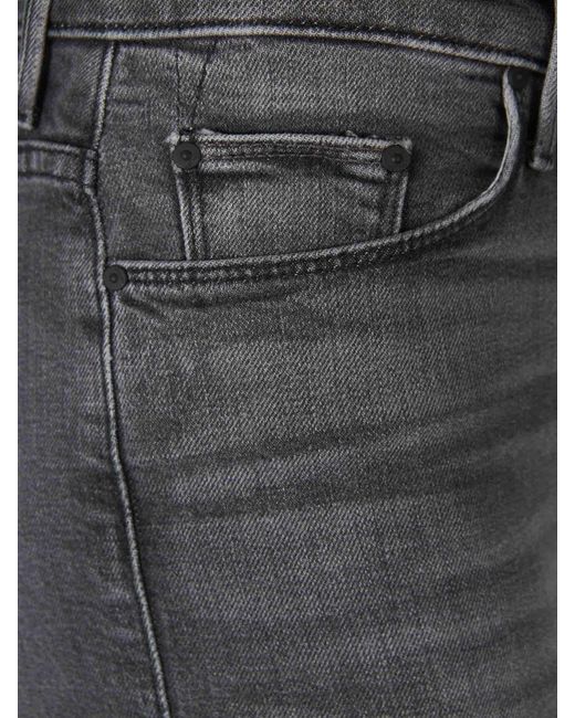 Mother Gray Flare Weekender-Jeans
