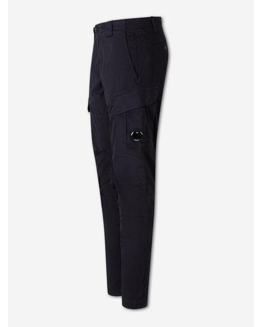 C P Company Blue Slim Cargo Pants for men