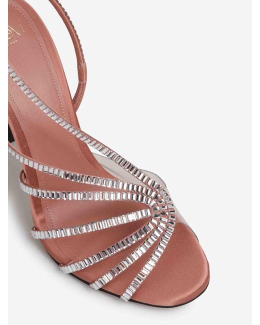 ALEVI Pink Star Xtal Sandals