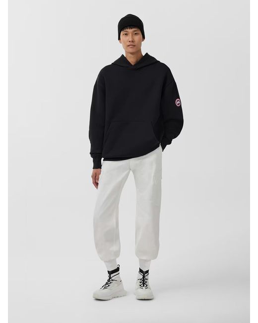 Sudadera Capucha Parche Canada Goose de hombre de color Black
