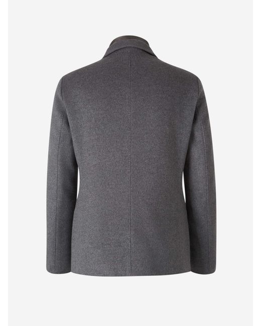 Americana Desmontable Ultraligera Herno de hombre de color Gray