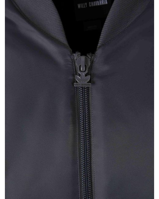 ADIDAS X WILLY CHAVARRIA Blue Technical Bomber Jacket for men