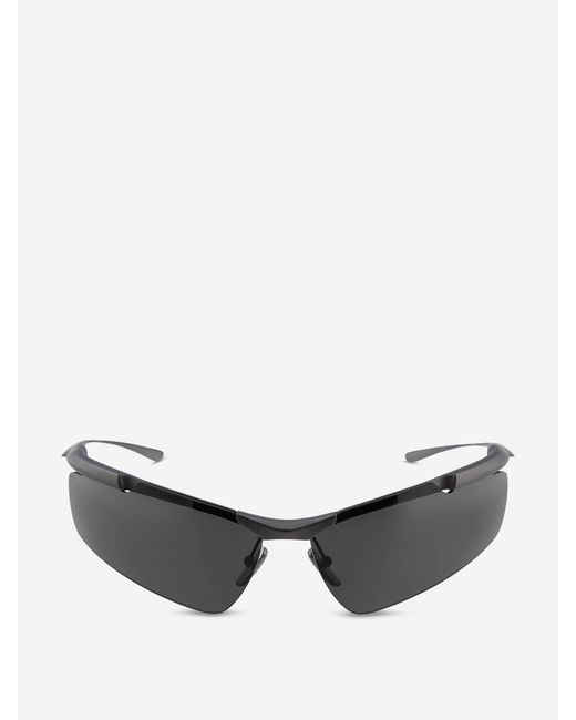 Balenciaga Black Boomerang Cat Sunglasses for men