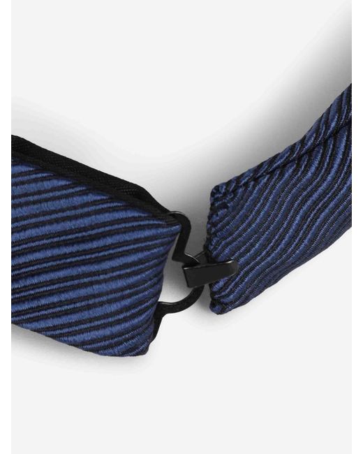 Papillon A Righe di Petronius in Blue da Uomo