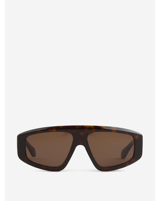 Alaïa Gray Aviator Style Sunglasses