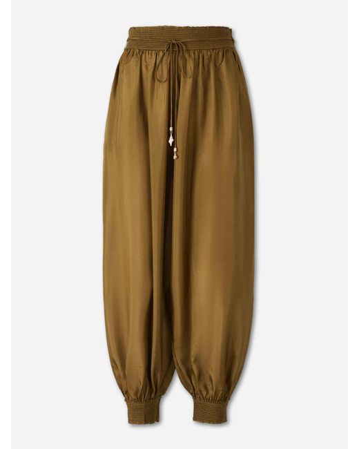 Zimmermann Green Aster Harem Pants