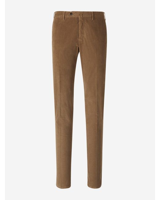 PT Torino Natural Formal Micropana Cotton Trousers for men