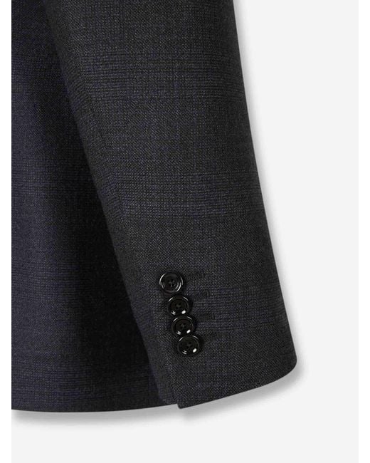 Lardini Blue Traje Cierre Recto for men