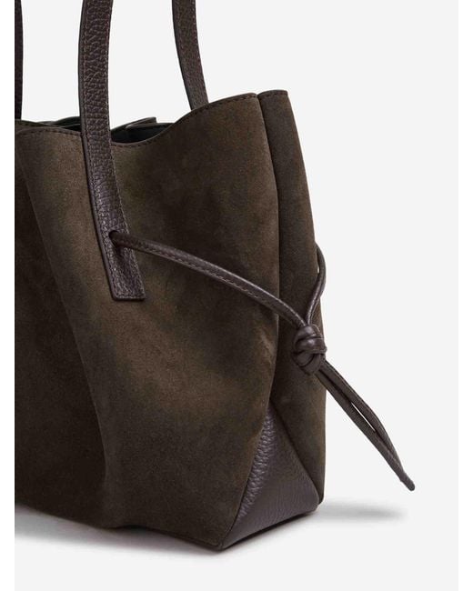 Yuzefi Black Scallop Shoulder Bag