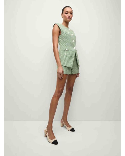 Veronica Beard Green Jasmin-Shorts